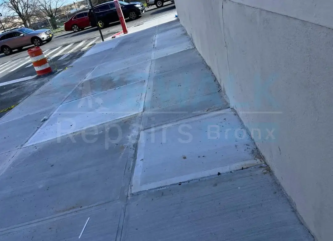 Sidewalk in Winter Image